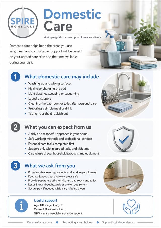 Domestic Care client information guide