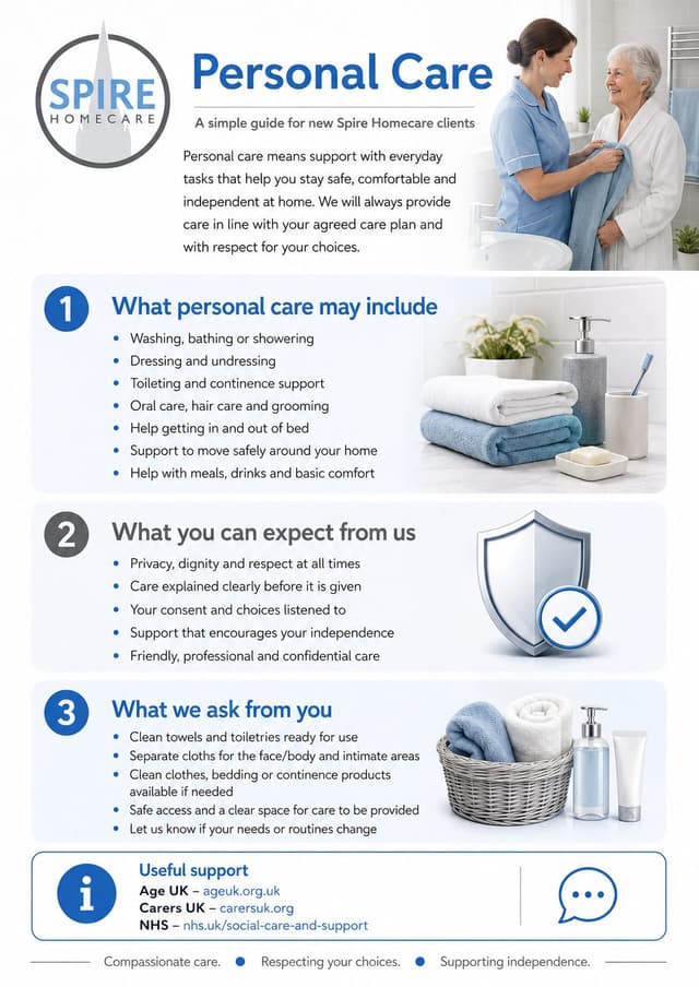 Personal Care client information guide