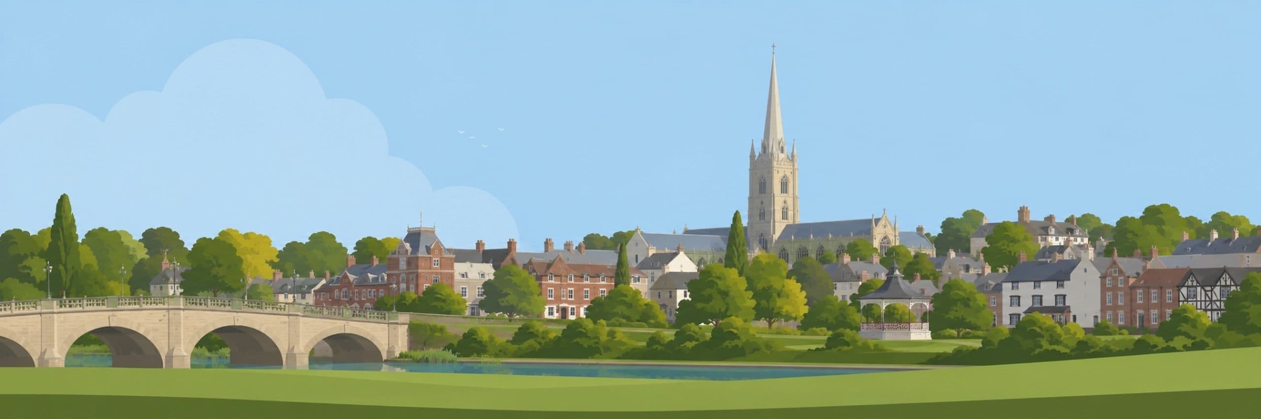 Illustrated local Spire Homecare area